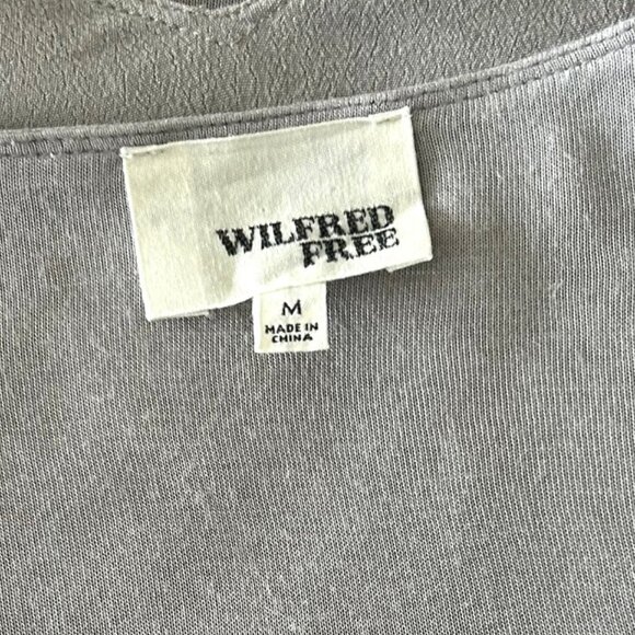 Wilfred Free Light Grey Mini Dress with Lining Sz M - Picture 3 of 8